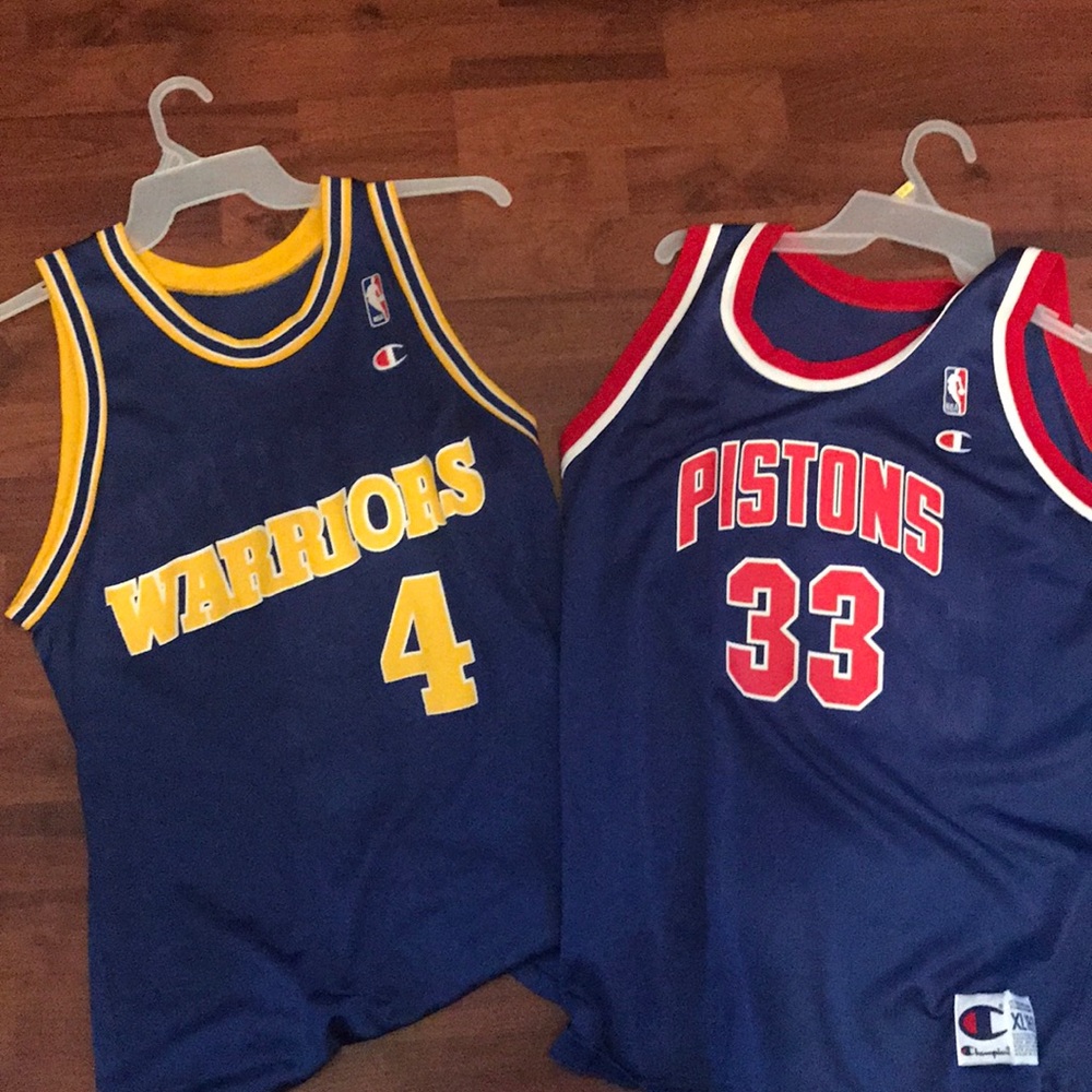 2 vintage basketball jerseys